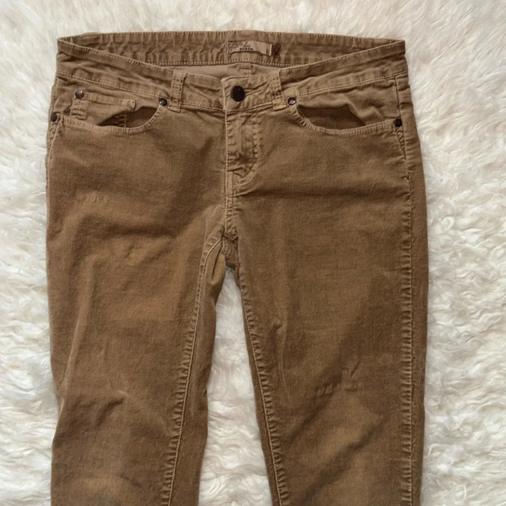Prana Low-Rise Corduroy Skinny Stretch Pants, Size 2 - Picture 3 of 16